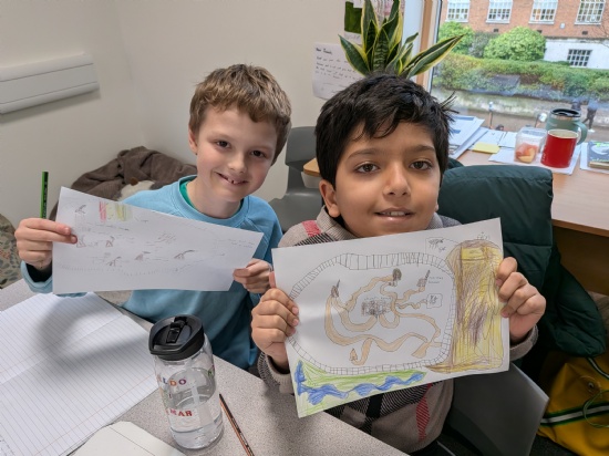 What was an Anglo-Saxon village like?